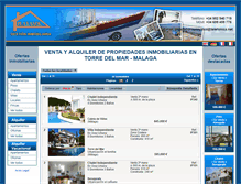 Tablet Screenshot of inmobiliariaplayasol.com